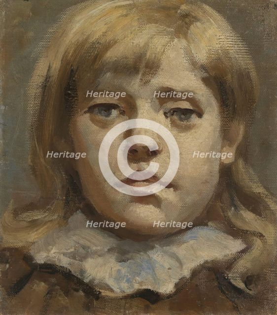 Portrait of Johanna, the Artist's Sister, probably 1887. Creator: Halfdan Egedius.