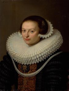 Portrait of Johanna Visscher (1604-1676), 1628. Creator: Bailly; David (1584-1657)