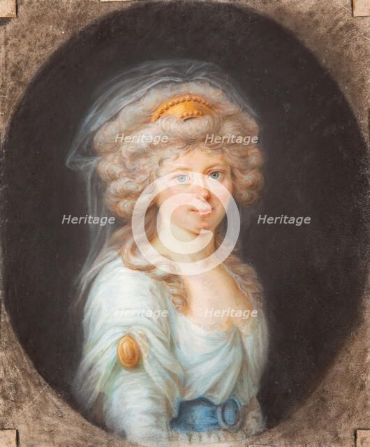 Portrait of Johanna von der Osten-Sacken, 18th century. Creator: Unknown artist.