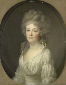 Portrait of Johanna Ferdinanda van Collen, Wife of Salomon Rendorp, 1793. Creator: Friedrich Tischbein