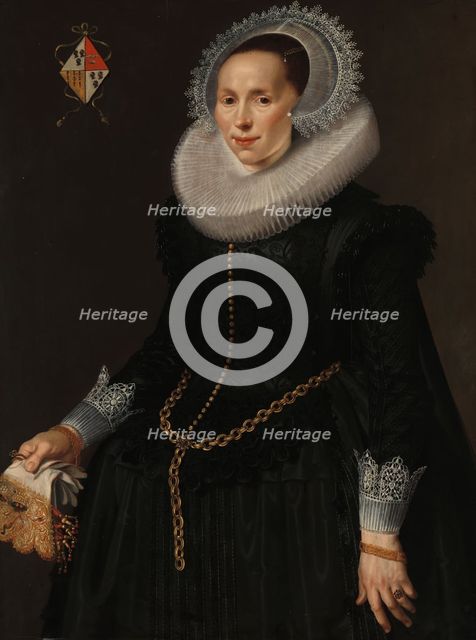 Portrait of Johanna le Maire (c.1601-60), c.1622-c.1629. Creator: Nicolaes Eliasz Pickenoy.