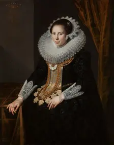 Portrait of Johanna Martens, 1625. Creator: Paulus Moreelse