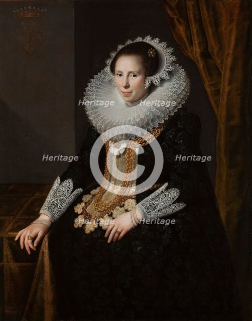 Portrait of Johanna Martens, 1625. Creator: Paulus Moreelse.