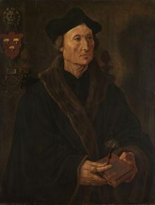 Portrait of Johannes Colmannus, Rector of the Convent of St. Agatha at Delft, c.1538-c.1540. Creator: Maerten van Heemskerck