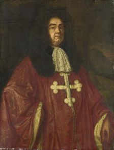 Portrait of Johannes Camprich van Cronefelt, Knight of the Order of St. Maurice and St. Lazarus, Imp Creator: Simon Ruys