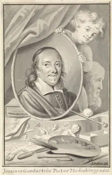 Portrait of Johannes Goedaert, 1734-1785. Creator: Jan Stolker