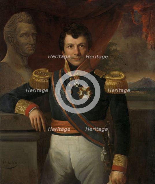 Portrait of Johannes, Graaf van den Bosch, Governor-General of the Dutch East Indies, 1836. Creator: Raden Saleh.