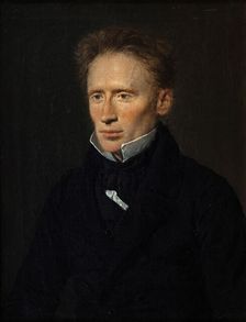 Portrait of Johannes Dam Hage (1800-1837), editor of "Fædrelandet" (The Fatherland), 1837. Creator: Christian Albrecht Jensen