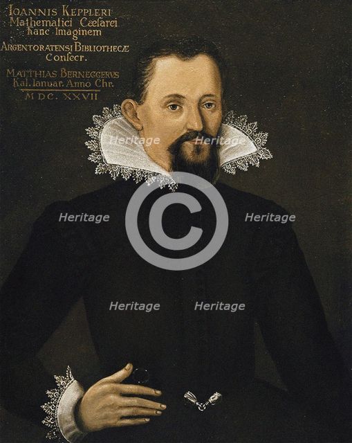 Portrait of Johannes Kepler (1571-1630), c. 1620. Creator: Anonymous.