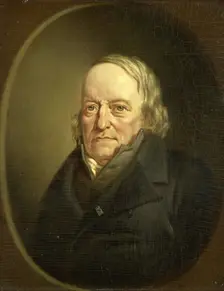 Portrait of Johannes Kinker, Poet and Philosopher, Professor at Liège, 1840-1845. Creator: Jan Cornelis van Rossum