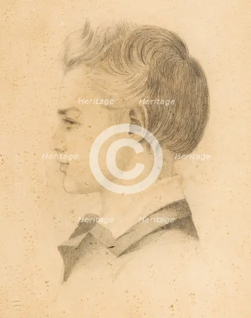 Portrait of Johannes Hage, 1800s. Creator: Johanne Vilhelmine Bissen.