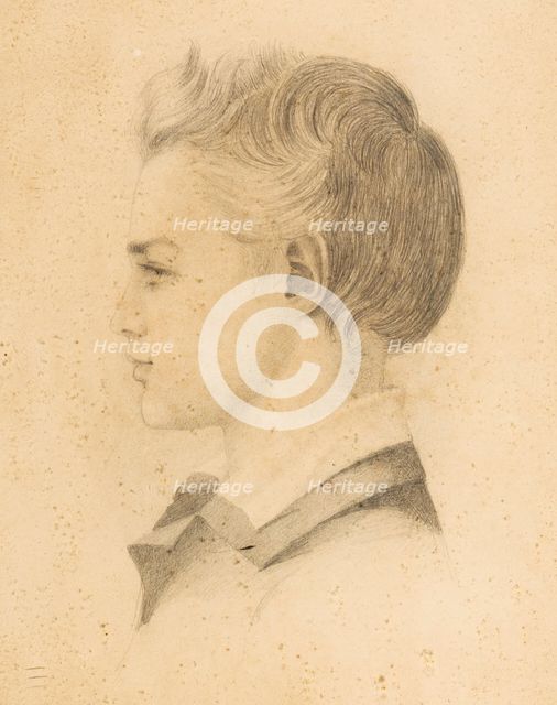 Portrait of Johannes Hage, 1800s. Creator: Johanne Vilhelmine Bissen.