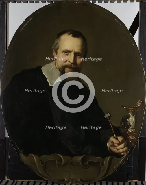 Portrait of Johannes Lutma, 1638-1651. Creator: Jacob Adriaensz. Backer.