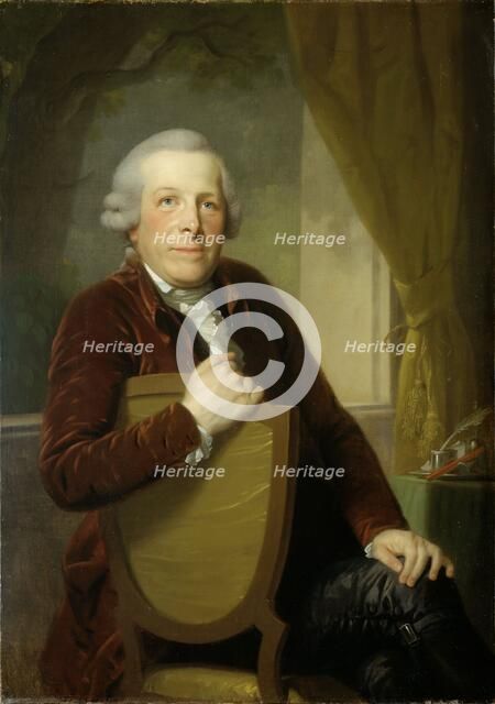 Portrait of Johannes Lublink II, Philosopher, Writer and Statesman, 1790-1795. Creator: Friedrich Tischbein.