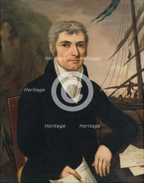 Portrait of Johannes Samuel Steinhubel, 1815. Creator: János Rombauer.