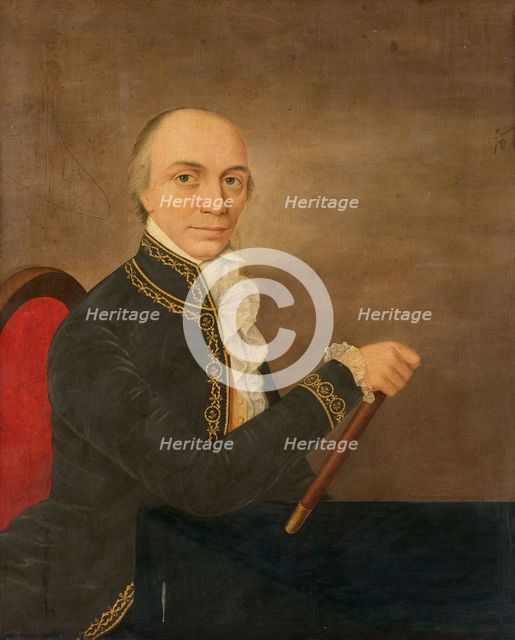 Portrait of Johannes Siberg, Governor-General of the Dutch East Indies, c.1800. Creator: Anon.