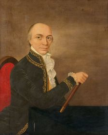 Portrait of Johannes Siberg, Governor-General of the Dutch East Indies, c.1800. Creator: Anon