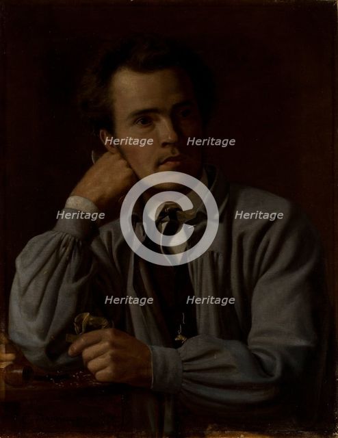 Portrait of Johannes Takanen, 1870. Creator: Carl Thomsen.