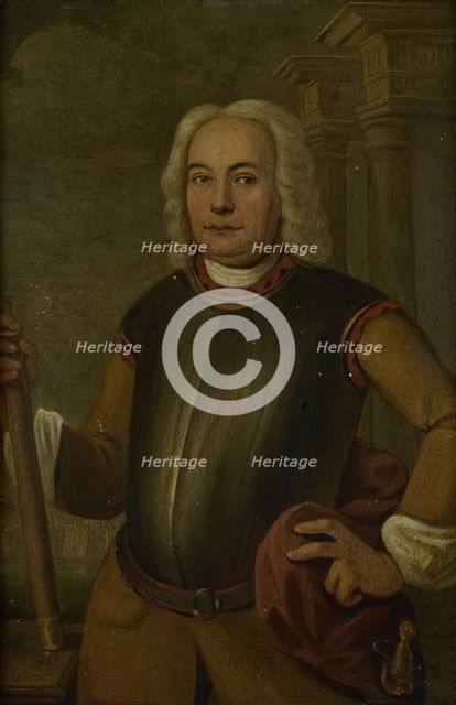 Portrait of Johannes Thedens, Governor-General of the Dutch East India Company, 1742. Creator: Jacobus Oliphant.