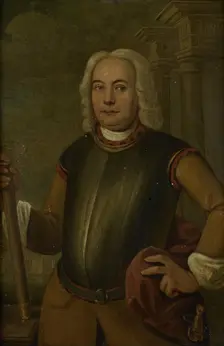 Portrait of Johannes Thedens, Governor-General of the Dutch East India Company, 1742. Creator: Jacobus Oliphant