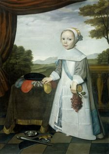 Portrait of Johannes van Rees (1662-1690/91), Half Brother of Elisabeth van Oosten, as a Child, 1663 Creator: Willem Jansz. Ploy