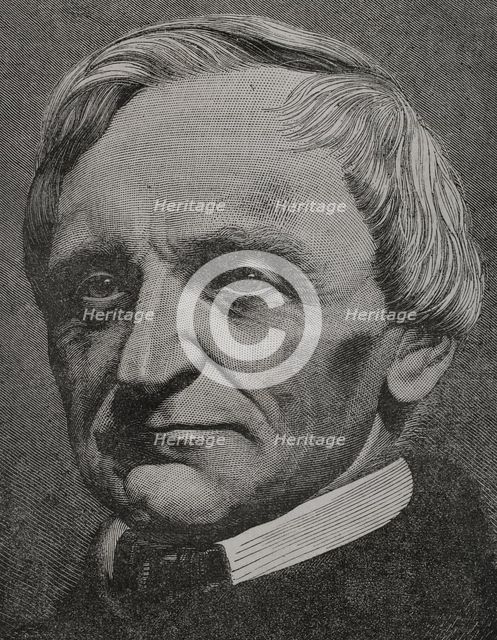 Portrait of John (1801-1873), King of Saxony (1854-1873), 1871. Creator: Unknown.