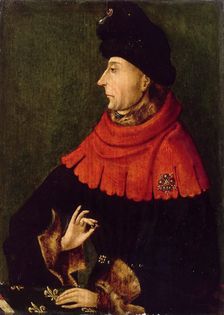 Portrait of John the Fearless, Duke of Burgundy (1371-1419), ca 1404