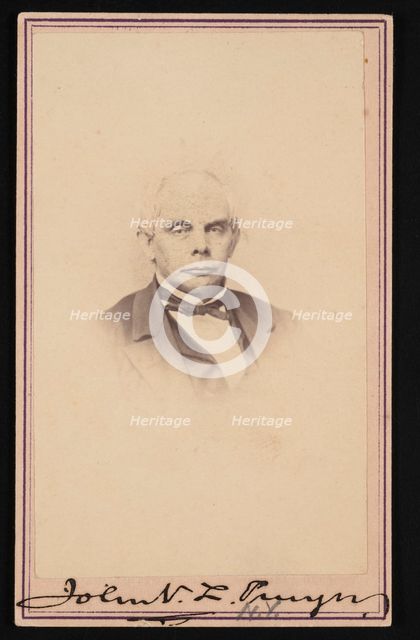Portrait of John V. L. (John VanSchaick Lansing) Pruyn (1811-1877), Circa 1860s. Creator: Churchill and Denison.