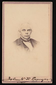 Portrait of John V. L. (John VanSchaick Lansing) Pruyn (1811-1877), Circa 1860s. Creator: Churchill and Denison