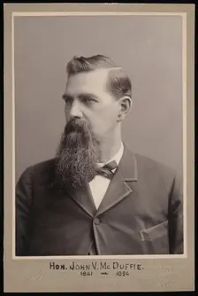 Portrait of John Van McDuffie (1841-1896), Before 1896. Creator: George Prince