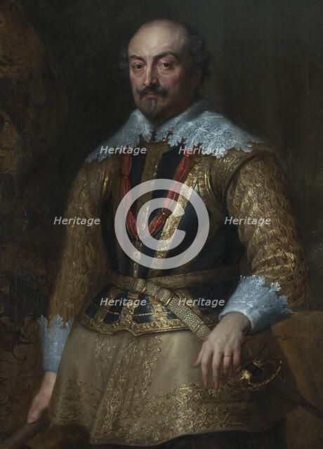Portrait of John VIII of Nassau-Siegen (1583-1638), ca. 1628-1629. Creator: Dyck, Sir Anthony van (1599-1641).