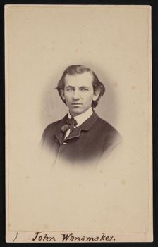 Portrait of John Wanamaker (1838-1922), Between 1864 and 1866. Creator: Charles H Spieler