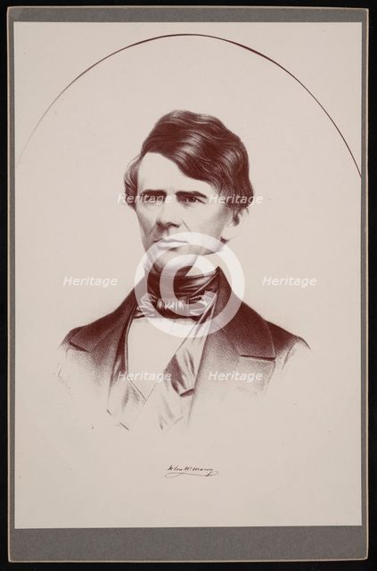 Portrait of John Walker Maury (1809-1855), 1855. Creator: Leopold Grozelier.