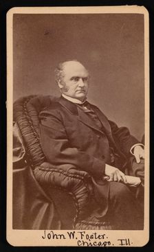 Portrait of John Wells Foster (1815-1873), Between 1872 and 1873. Creator: Samuel Montague Fassett