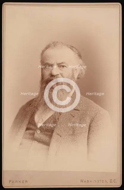 Portrait of John Wesley Powell (1834-1902), 1885. Creator: Charles Parker.