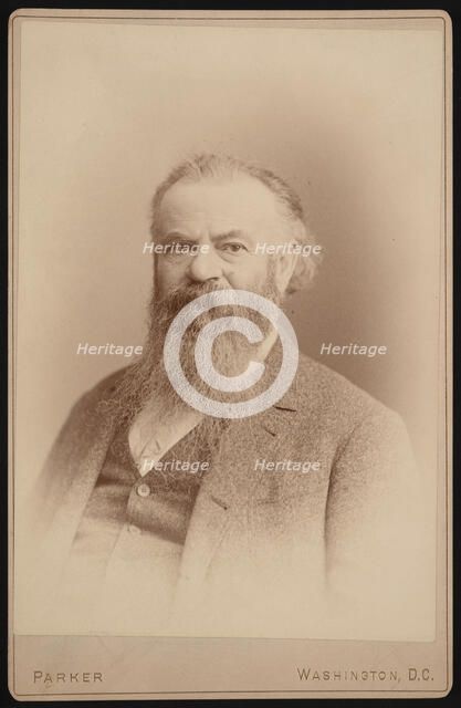 Portrait of John Wesley Powell (1834-1902), 1885. Creator: Charles Parker.
