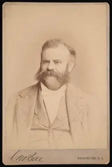 Portrait of John Wesley Powell (1834-1902), Circa 1872. Creator: Charles Milton Bell