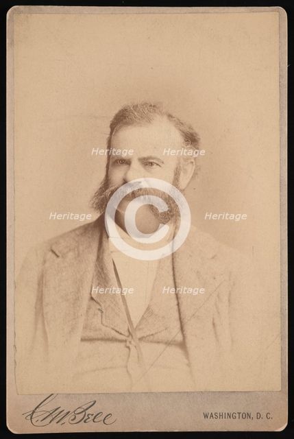 Portrait of John Wesley Powell (1834-1902), Circa 1872. Creator: Charles Milton Bell.