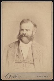 Portrait of John Wesley Powell (1834-1902), Circa 1872. Creator: Charles Milton Bell