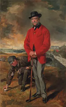 Portrait of John Whyte-Melville, of Bennochy and Strathkinness (1797-1883). Artist: Grant, Sir Francis (1803-1878)