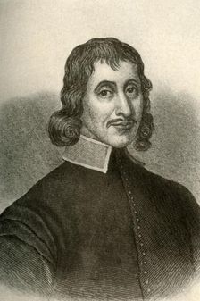 Portrait of John Winthrop the second, in Puritan dress of Massachusetts c1640-50, (1937) Creator: Unknown