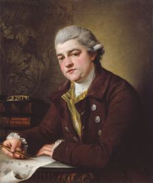 Portrait of John Yenn, R.A., before 1785. Creator: John Francis Rigaud