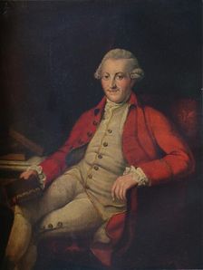 Portrait of John Zoffany, 18th century, (1917)
