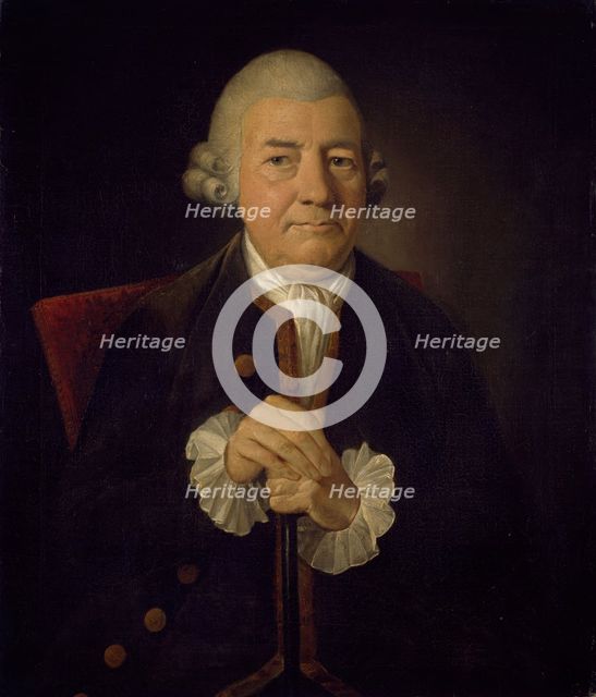 Portrait of John Baskerville (1706-1775), 1774. Creator: James Millar.