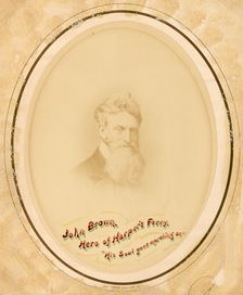 Portrait of John Brown, ca. 1859. Creator: Alexander Gardner