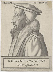 Portrait of John Calvin (1509-1564), 1562
