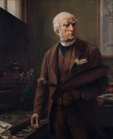 Portrait of John Callcott Horsley, 1891. Creator: Walter Charles Horsley
