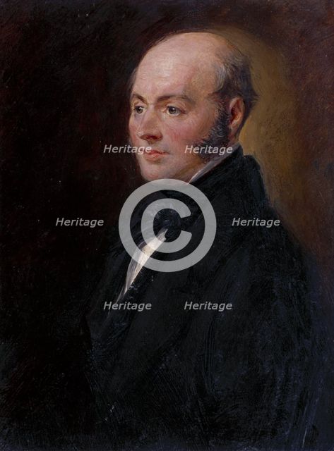 Portrait of John Constable, R.A., c 1830. Creator: Charles Robert Leslie.