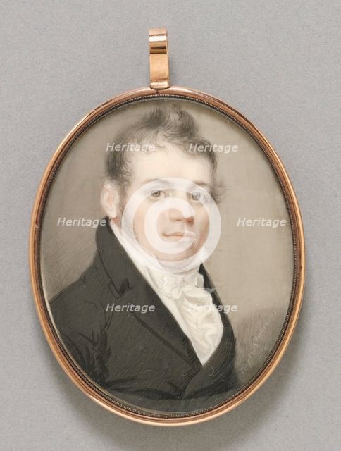 Portrait of John Clark, 1814. Creator: William Doyle (American, 1769-1828); Henry Williams (American, 1787-1830), and.