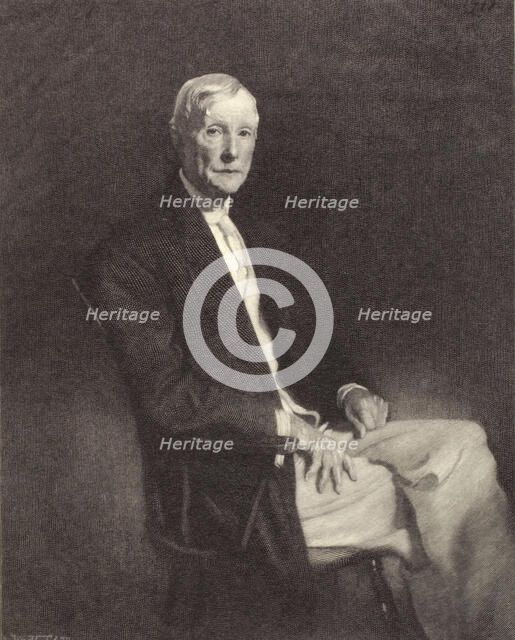 Portrait of John D. Rockefeller, 1921. Creator: Timothy Cole.